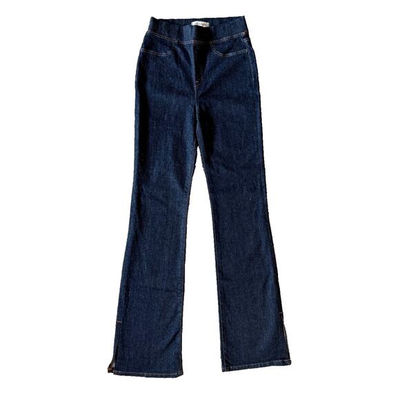 Madewell Pull-On Skinny Flare Jeans Havenly Wash High Rise Demi-Boot Leg - Picture 1 of 7